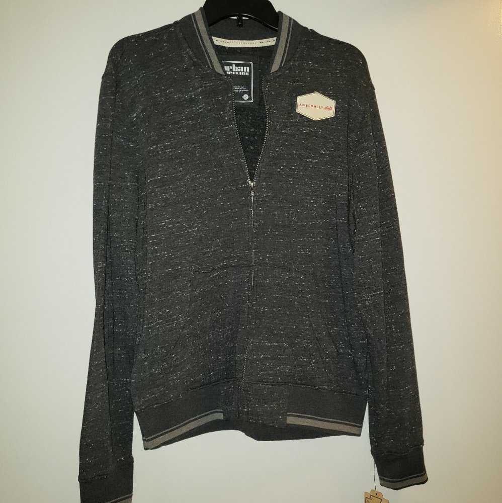 Fleece lined zip up jacket